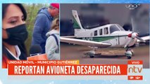 Reportan avioneta desaparecida en Gutiérrez