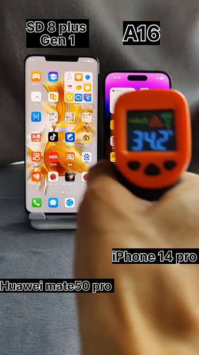 A16 bionic vs Snapdragon 8 plus gen 1 - iphone 14 pro max vs Huawei mate50 pro #tech #technology #towardsg