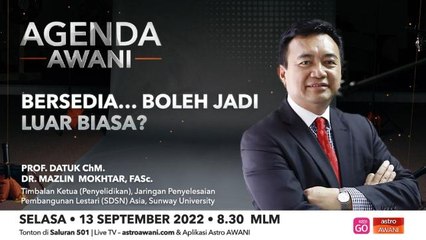Agenda AWANI: Bersedia...boleh jadi luar biasa?
