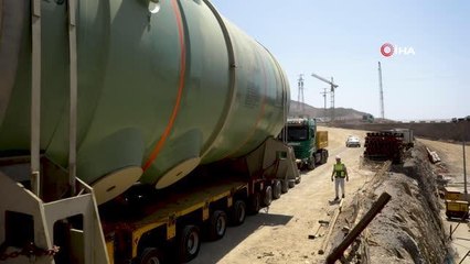 Akkuyu NGS 2'nci güç ünitesinin reaktör basınç kabı kuruldu