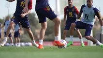 Maravillosos planos del entrenamiento de la selección con la cámara súper lenta