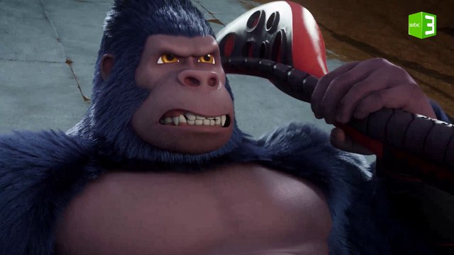 الحبار الآلي العملاق يهدد القرد الكونج والنتيجة