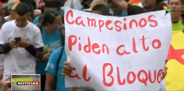 Campesinos venezolanos exigen a la ONU levantamiento de medidas coercitivas