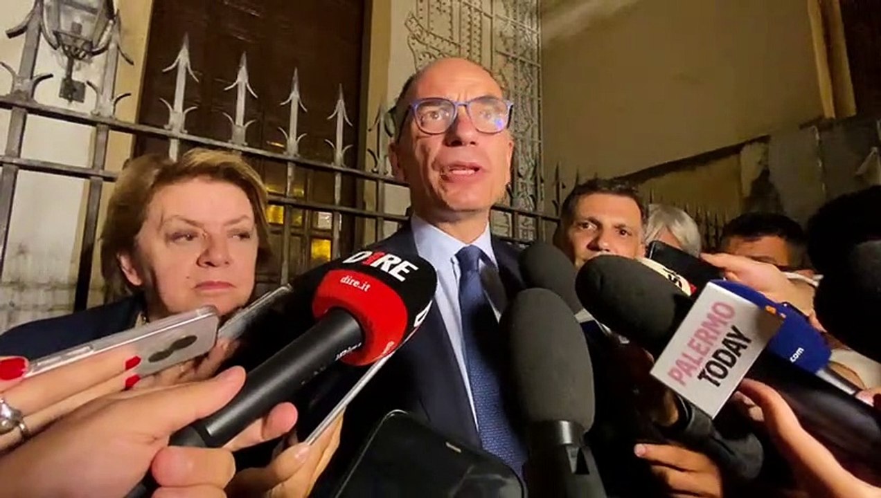Letta a Palermo: «La destra ha mostrato il suo vero volto»