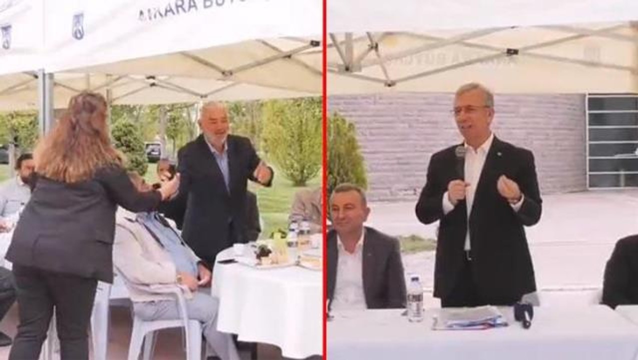 Mansur Yavaş'ın "Siz de oturun" diyen vatandaşla diyaloğu muhtarlardan alkış aldı: Mahkemede ayakta ifade verilir