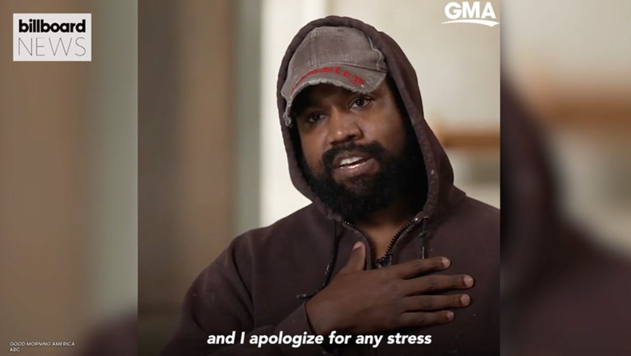 Kanye West Apologizes to Ex-Wife Kim Kardashian For Any Stress He's Caused Her | Billboard News