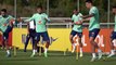 Seleção brasileira faz último treino antes do amistoso contra Gana