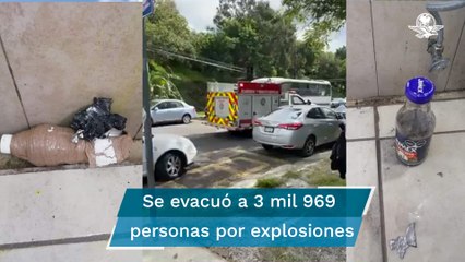 Por explosión de bombas caseras desalojan Universidad Autónoma de Morelos