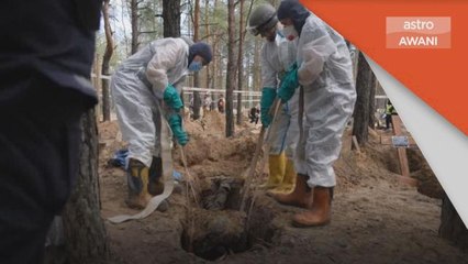 Perang di Ukraine | 146 mayat digali di tapak pengebumian besar-besaran