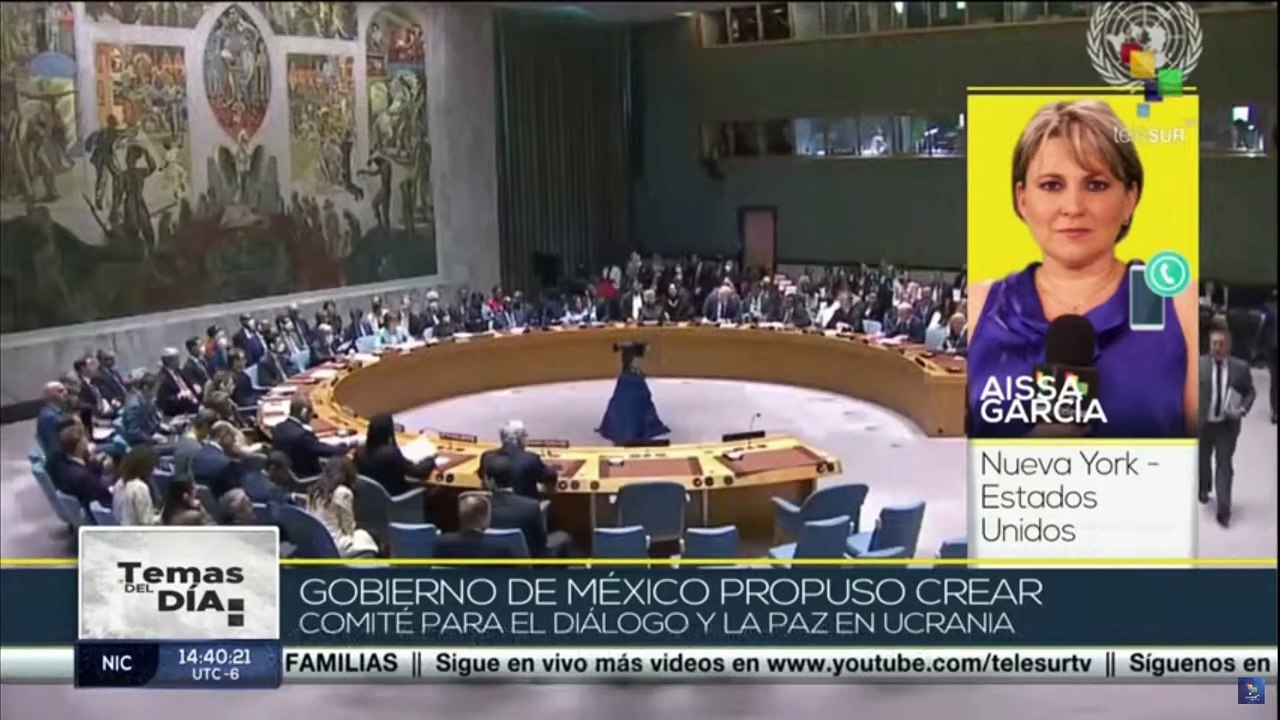 Temas del Día 22-09: Marcelo Ebrard propone la creación de un Comité para el Diálogo en Ucrania