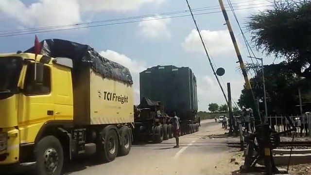 सूरतगढ़ थर्मल पहुंचा सातवीं इकाई का जनरेशन ट्रांसफार्मर