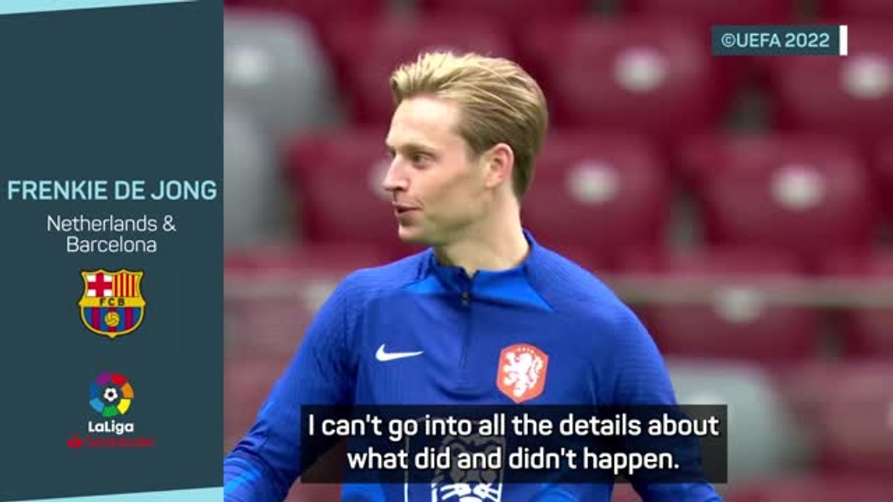 De Jong cements Barcelona-Man United decision
