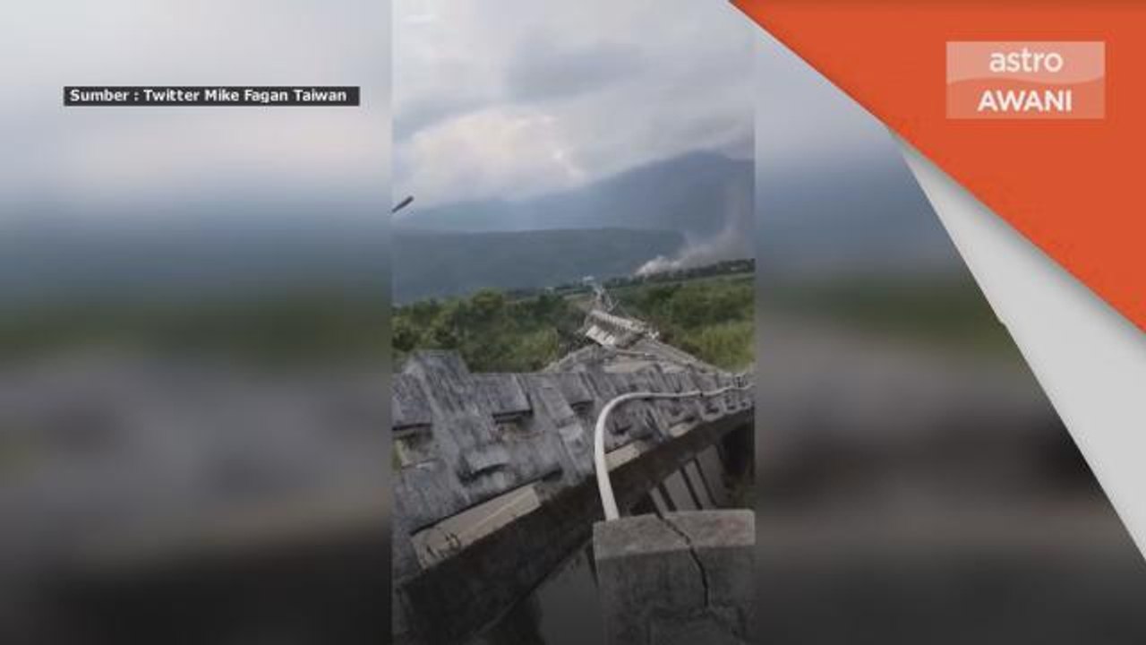Bencana | Gempa bumi kuat gegar Taiwan, mungkin berlaku tsunami