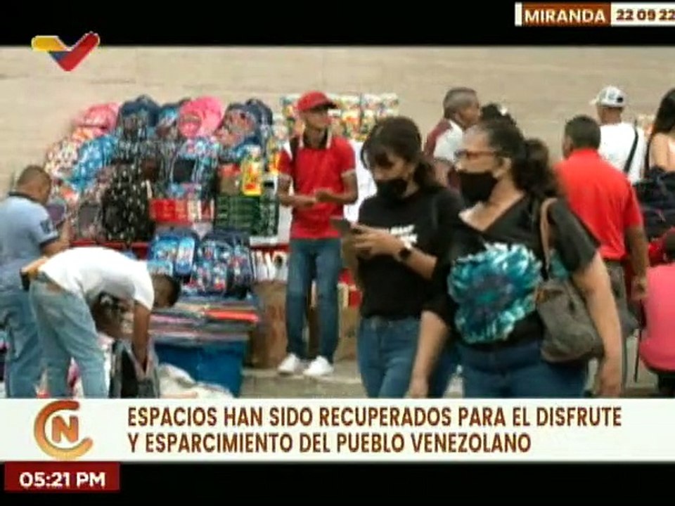 Venezolanos expresan su opinión sobre los trabajos de recuperación en diversos espacios recreativos