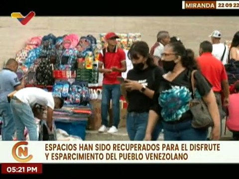 Venezolanos expresan su opinión sobre los trabajos de recuperación en diversos espacios recreativos