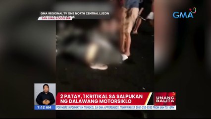 2 patay, 1 kritikal sa salpukan ng dalawang motorsiklo | UB