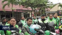 Polres Tasikmalaya Kampanyekan Budaya Tertib Lalu-lintas dan Bagikan Sembako Dalam Rangka HUT Lalu-Lintas Bhayangkara ke 67