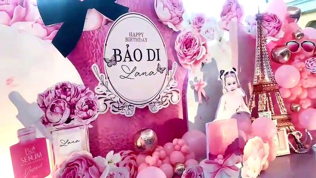 Lâm Vỹ Dạ, Ưng Hoàng Phúc, Dương Khắc Linh đến mừng sinh nhật con gái Thu Thuỷ