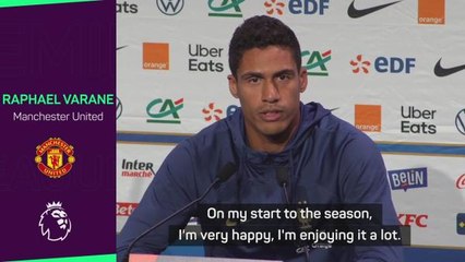 Varane 'enjoying' Manchester United's start to the season