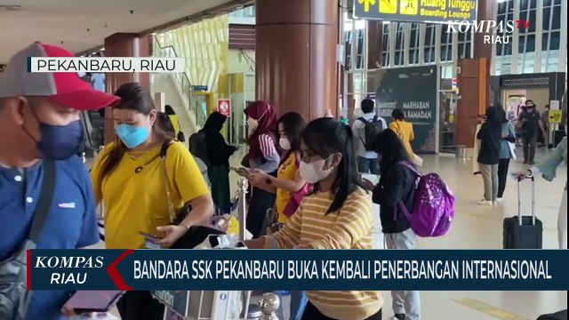 Bandara SSK Pekanbaru Buka Kembali Penerbangan Internasional