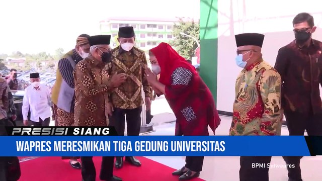 Menghadiri Peresmian Gedung Fakultas Farmasi, Rumah Sakit, dan Sport Centre Unwahas