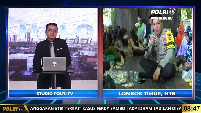 Live Dialog Bersama Bhabinkamtibmas Desa Bagik Papan Pringgabaya Lombok Timur NTB Bripka Agus Salin Terkait Aksi Sosial Jumat Berkah