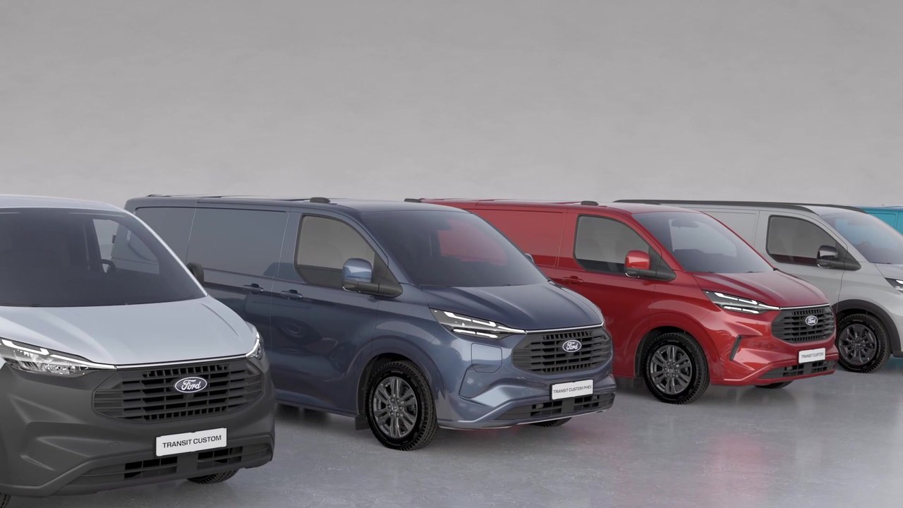 Ford Pro Stellt Neuen E-Transit Custom Und Digitale Lösungen Zur Steigerung Der Produktivität Vor