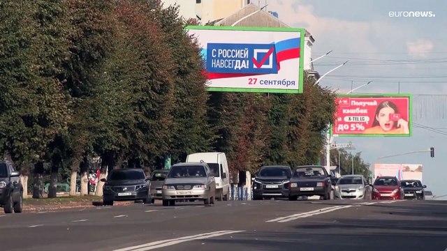 Al via il referendum nelle regioni ucraine occupate: Essere parte della Russia, il nostro sogno