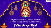 Subho Durga Puja 2022 Wishes and Greetings To Welcome Goddess Durga Into Our Homes on This Occasion