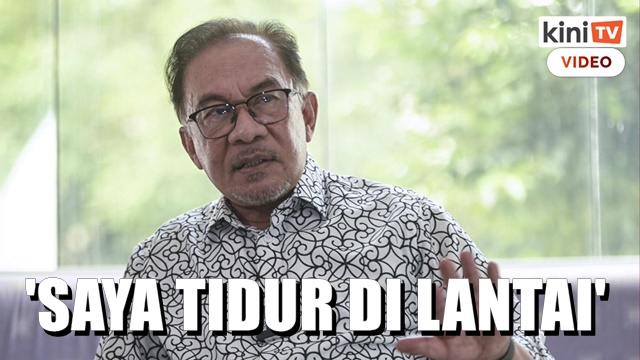 Zaman Najib perintah dulu, saya tidur atas lantai di penjara - Anwar