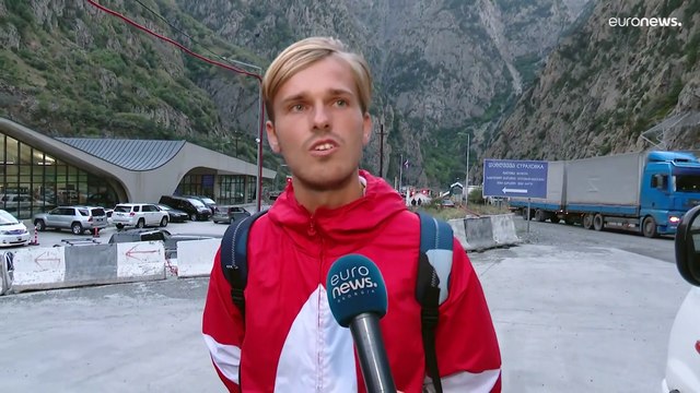 Rusos llegan a Georgia por los pasos terrestres y vía aérea para evitar ser movilizados