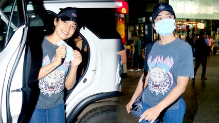 Rashmika Mandanna Seen In Simple Jeans-Top, Looks Super Cute