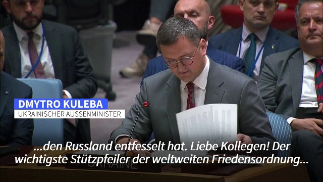 Kuleba: Russland wird diesen Krieg nie gewinnen!