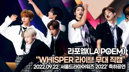[TOP영상] 더보이즈(THE BOYZ), ‘WHISPER’ 라이브 무대 직캠(220922 서울드라마어워즈2022 축하공연)