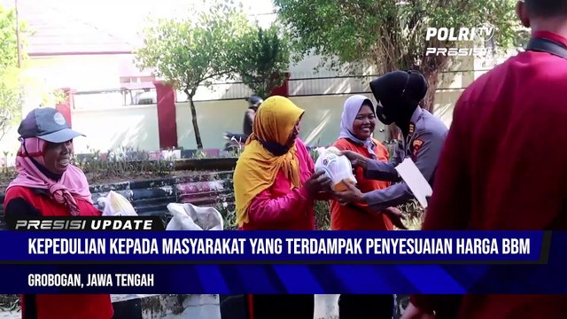 PRESISI UPDATE 14.00 WIB : Polres Grobogan Bagikan Nasi Kotak Kepada Masyarakat