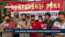 Dua Orang Pengedar Ganja Diringkus Polisi