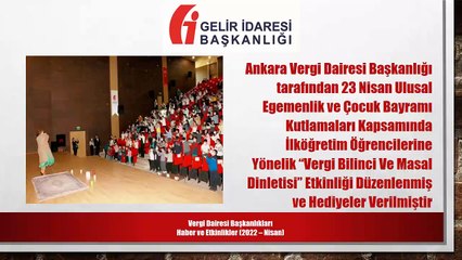 Nisan ayına ilişkin Vergi Dairesi Başkanlıkları ile ilgili haber ve duyurularla ilgili video