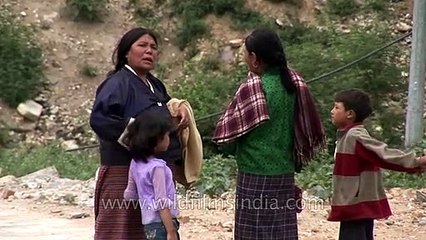 Bhutan_ Daily chit-chat among local women