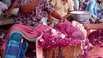 The First Morning Amazing Beef Cutting Skills. Beef cutting skills in Bangladesh.
