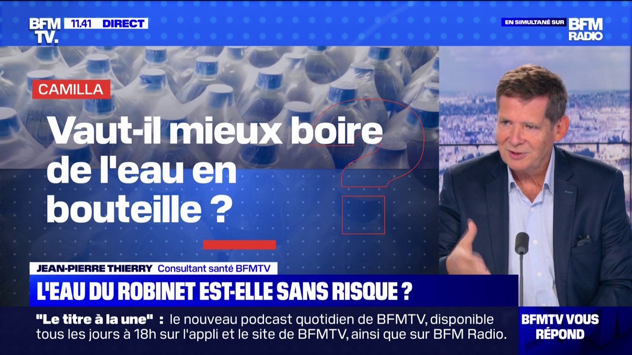 L'eau en bouteille est-elle meilleure pour la santé que l'eau du robinet? BFMTV répond à vos questions