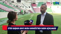 CAN AKTÜEL : DTSO BAŞKAN ADAYI MUSA KARAGÖZ AMEDSPOR'A  DAİR AÇIKLAMALARDA BULUNDU