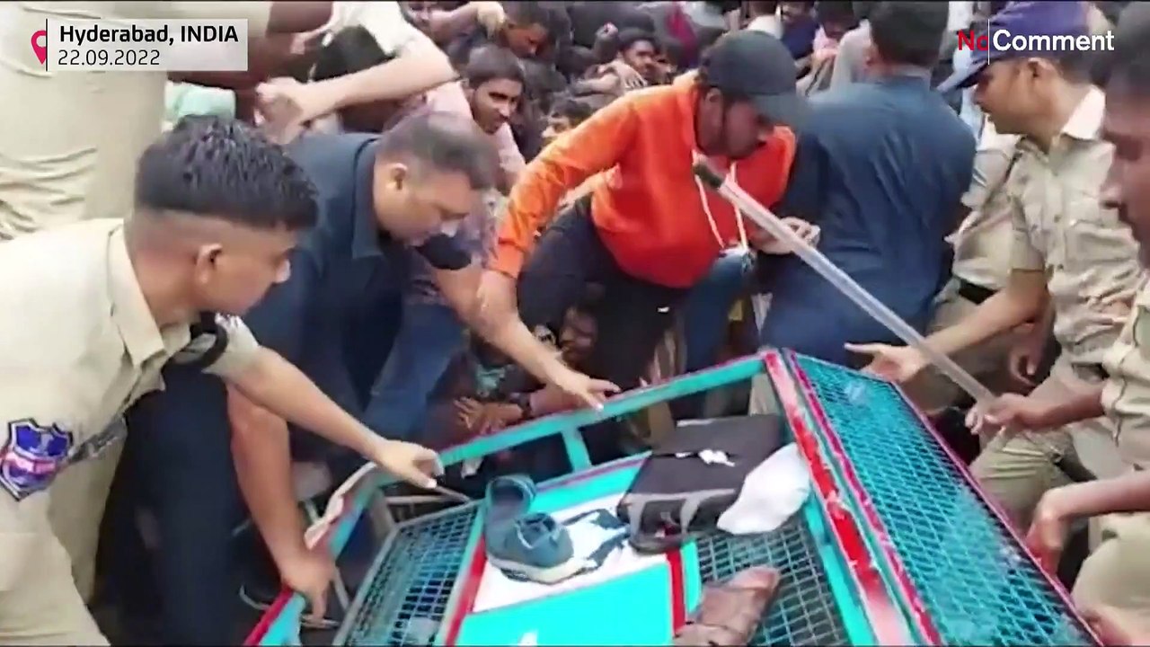 20 blessés grave en Inde dans une bousculade po...