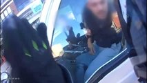 Son dakika gündem: Ümraniye'de motosikletlinin bıçaklandığı anlar kask kamerasına yansıdı
