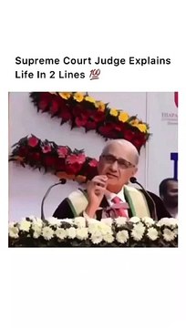Supreme Court Judge Explain 2 Line of Life #life #life #love #virel #motivationalquotes al