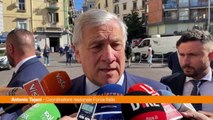 Tajani “Noi uniti e sullo stesso palco, centrosinistra diviso”