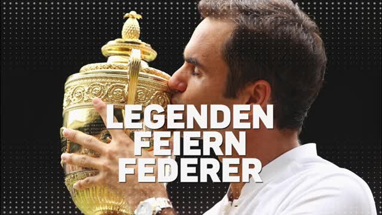 Tennis-Weltstars nehmen Abschied von Federer