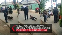 Viral Diduga Anggota Dewan di Depok Hukum Sopir Truk Guling-guling di Jalan, Warganet Geram