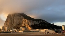 Captivating cloud passes over the Rock of Gibraltar