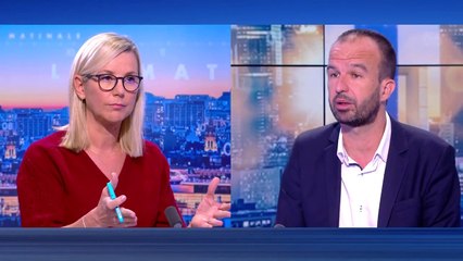 Download Video: Malaise après les propos de Manuel Bompard de LFI qui affirme que la gifle d'Adrien Quatennens n'est pas équivalent à un homme qui bat sa femme tous les jours