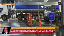 La venta de combustibles cayó un 3,1% en julio